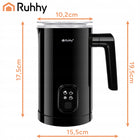 Spieniacz do Mleka Kawy Elektryczny Podgrzewacz 400W 350ml 4 Tryby BPA free do cappuccino i latte, gorącej czekolady