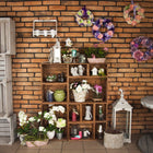 Skrzynka drewniana pojemnik pudełko prezent organizer 40X30CM producent 30 cm 40 cm 24 cm beżowy, brązowy uniwersalne