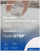 Ochraniacz na materac 80x200 wodoodporny podkład pokrowiec nakładka mata ochrona łóżka, do prania w pralce
