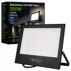 Halogen LED naświetlacz lampa 100W 4500K reflektor zewnętrzny IP65 oprawa oświetleniowa, 8000 lm, neutralna biel, do