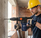 Młot Udarowo-Obrotowy celma PRWg 40GEO 1600W 10J SDS-Max z Walizką do kucia betonu i wiercenia, zasilanie sieciowe 230