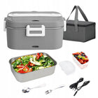 Przenośna elektryczna śniadaniówka 75W do samochodu i domu, podgrzewana bez wody, utrzymująca ciepło lunchbox 1800 ml