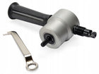 PRZYSTAWKA DO CIĘCIA BLACHY NA WIERTARKĘ NOŻYCE EL adapter do elektronarzędzia, arkusze faliste, metal do 2 mm