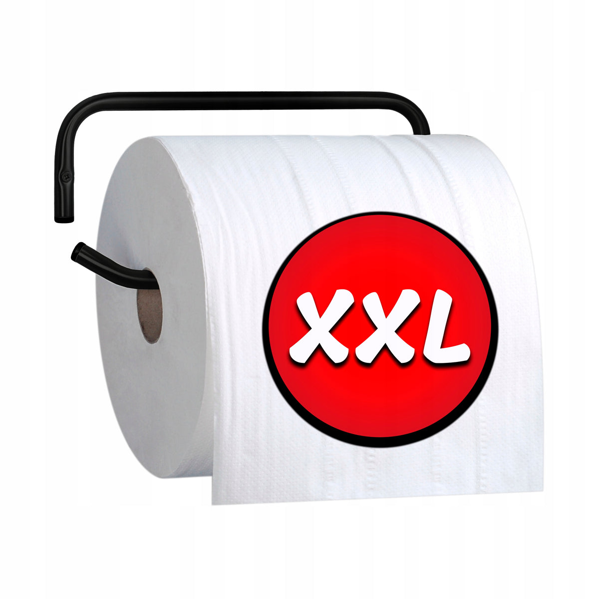 Wieszak uchwyt XXL na ręcznik papierowy WR04 czarn /Wzór