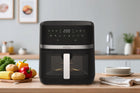Frytkownica beztłuszczowa AIR fryer frytownica duża 8l 1800W misa XL czarny