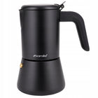 Kawiarka ciśnieniowa do espresso stalowa zaparzacz do kawy 300 ml kamille moka na 6 filiżanek, czarna