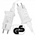 LAMPKI ZEWNĘTRZNE SOPLE 500 LED 24m FLASH KURTYNA ciepły biały GRUBE+ TIMER kurtyna świetlna 10,5 cm