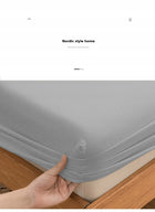 Prześcieradło Bawełniane 160x200 z Gumką Szare Jersey Wiele Kolorów na materac do 15 cm, elastyczna osłona łóżka