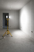 Zestaw Statyw Lampa Robocza Naświetlacz Budowlany 2x 100W LED + przewód do warsztatu garażu i pracy w terenie IP65