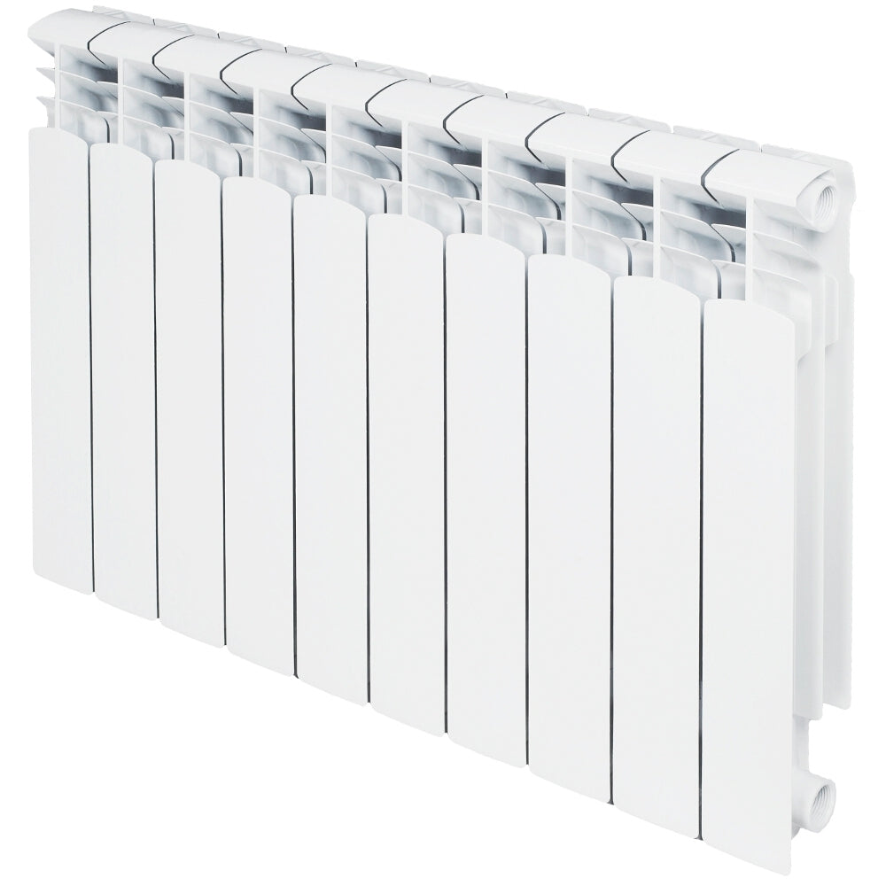 Grzejnik aluminiowy Armatura G500F biały 10 żeberek 1129 W 804 mm 573 mm grzewcza