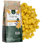 Wosk pszczeli do świec 1 kg - wosk do świec, kostka, czysty wosk POLSKI beeswax, surowiec do rękodzieła, złota barwa