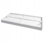 Panel LED Natynkowy Sufitowy Lampa 30W Plafon 60 x 30cm Biały 3300lm oprawa do biura i domu, kwadratowa, zintegrowane