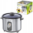 Garnek do gotowania ryżu warzyw ryżowar Sencor 1800SS 1,8l Stal parowar elektryczny, podtrzymywanie ciepła, 700 w
