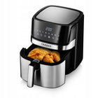 Frytkownica beztłuszczowa inox 8 programów misa XXL 6l 1700W srebrny/szary