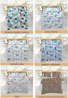 Pościel z kory 160x200 + 2x70x80 Bawełna 100% Bielawa Produkt Polski - grub komplet poszewek na kołdrę i poduszki