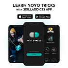 Jojo dla początkujących z łożyskiem Starter Yoyo SkillAddicts + sznurki 57 mm
