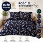 Pościel 200x220 cm + 2 Poszewki Na dowolny Wymiar Dużo Wzorów 40 50 60 70 8 komplet z mikrofibry, 3 części, zapięcie