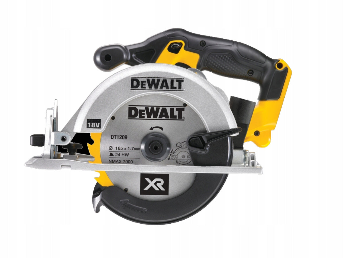 Dewalt pilarka tarczowa 165mm 18V DCS391N ręczna piła do drewna, zasilanie akumulatorowe, głębokość cięcia 55 mm, waga