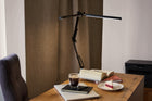 Lampa Biurkowa LED Podwójna Kreślarska Dwuramienna 15W 460LM Regulowana lampka na klips, ściemniana, zmienna barwa