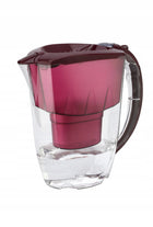 Dzbanek filtrujący aquaphor amethyst wiśniowy + 3 wkłady B-25 maxfor+ czerwony