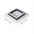 Lampa Sufitowa LED Plafon Czarny Kwadratowy Natynkowy 30W 6500K oprawa przysufitowa do wnętrz, zintegrowane źródło