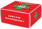 Śmieszny PREZENT NA 40 URODZINY Apteczka Ratunkowa Zestaw gadżet z nadrukiem, niezbędnik, dekoracja, kosz prezentowy