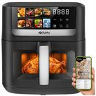 Air Fryer Frytkownica Beztłuszczowa Ruhhy AirCrisp 8l + 8 Programów Okienko czarny