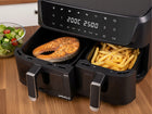 Frytkownica beztłuszczowa 11l airfryer 2700W Eldom FR220 duża podwójna czarny