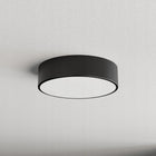 Lampa sufitowa Plafon cleo 300 Czarny 30 cm oprawa oświetleniowa okrągła E27 maks. 24 w do salonu i korytarza