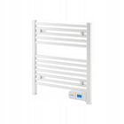 GRZEJNIK ELEKTRYCZNY ŁAZIENKOWY EcoRafa 300W DRABINKA TERMOSTAT SUSZARKA 531 mm 605 mm grzewcza biały