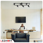 Lampa Sufitowa LED Oprawa Halogenowa 6x GU10 Kinkiet SPOT Ruchomy Reflektor listwa oświetleniowa czarna aluminiowa 80