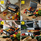 Grill elektryczny Yoer Opiekacz Panini 2000W +Prog czasu temp + opcj. gofry nominalna