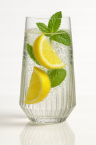 Szklanki Harmony 45 Lines Ryflowane DO NAPOJÓW wody soku 6x400 ml Rastal do drinków i lemoniady, szkło bezbarwne, można