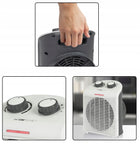Mocny termowentylator grzejnik elektryczny 2000W C biały