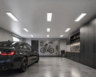 Panel lampa LED Sufitowy 40W Plafon Natynkowy 120 x 30cm biały premium oprawa oświetleniowa do biura i kuchni