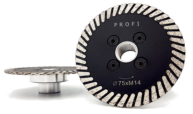 Tarcza diamentowa do podcinania gresu płytek 75 mm profi xblack z 77 sztuk
