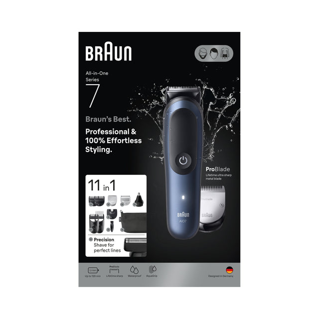 Trymer Braun Series 7 AIO7540 do ciała, włosów, brody, uszu, nosa 11w1