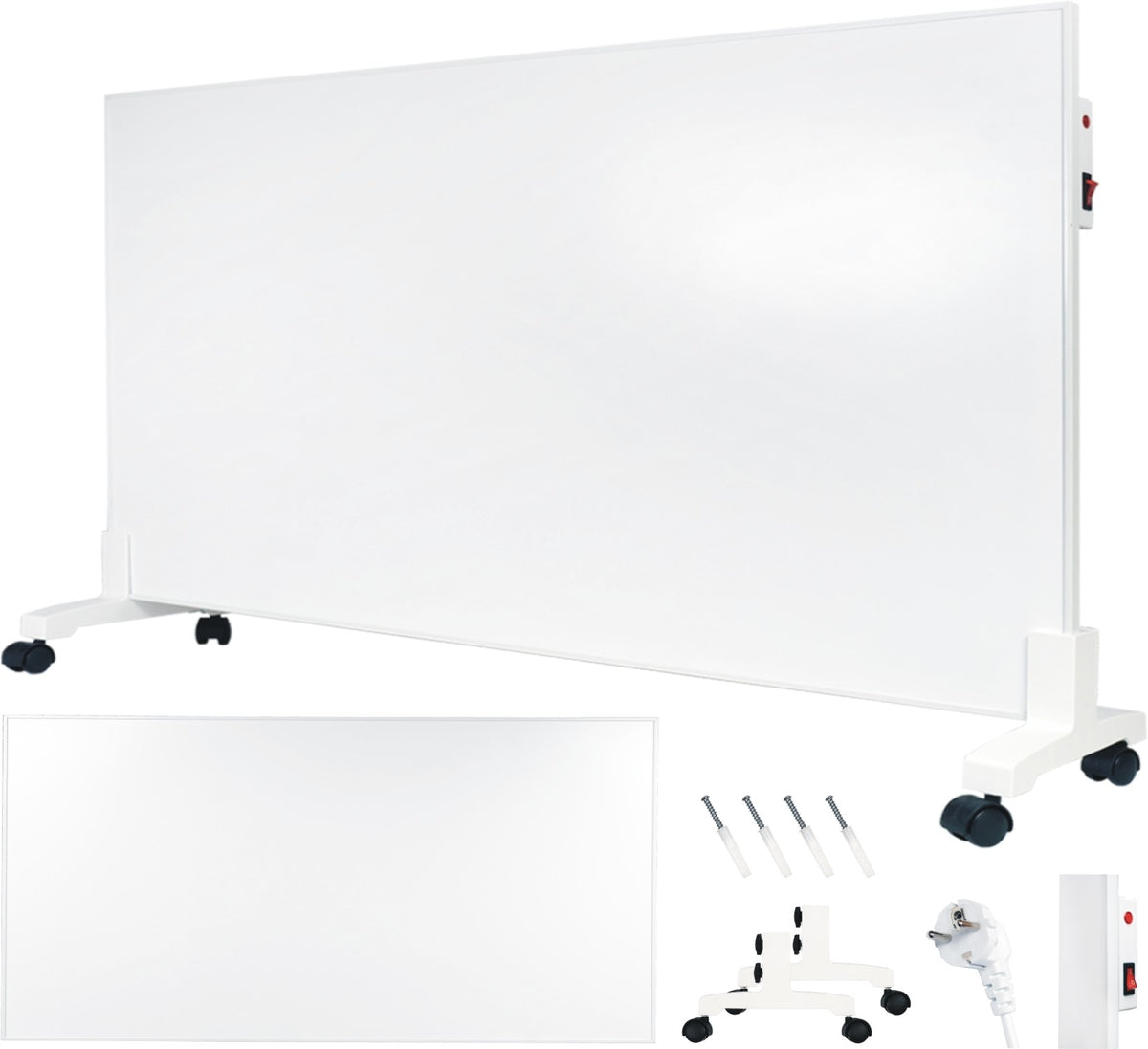 grzejnik elektryczny 1000 W promiennik na podczerwień Wertberg IR 1.10 SLIM