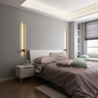 kinkiet Ścienny Wewnętrzny Lampa LED Do Salonu 120cm 17W 4000K Czarny aluminiowa oprawa, sypialnia, jadalnia, pokój