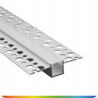 Profil LED Aluminiowy Do Płyt GK Gipsowych Wpuszczany Regips 2m klosz listwa montażowa taśmy diodowej, kanał anodowany