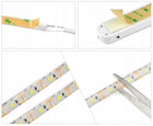Taśma LED czujnik ruchu na baterie + USB do szafy mebli pod łóżko 300cm 3m podświetlenie wnętrz, ciepła barwa światła