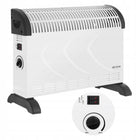 GRZEJNIK ELEKTRYCZNY KONWEKTOROWY FARELKA TERMOSTAT 2000W ENERGOOSZCZĘDNY 385 mm 430 mm grzewcza biały