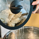 Zestaw garnków indukcja pokrywka stalowe komplet GAZ Starke Pro Sante 8 el naczynia kuchenne, na kuchenkę ceramiczną i