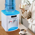 Elektryczny dystrybutor ciepłej/zimnej wody 550W 220V do butelek na wodę 4.5-18.9L 23.5 cm 33 cm 5 l biały