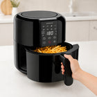 Frytkownica beztłuszczowa AIR fryer frytownica 2,6 L mocna 1400W dotykowa 1400 w czarny