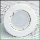 6x Oprawa Halogenowa Podtynkowa Lampa Sufitowa LED Okrągła Stała Biała GU10 metalowa obudowa, bez żarówki, do zabudowy
