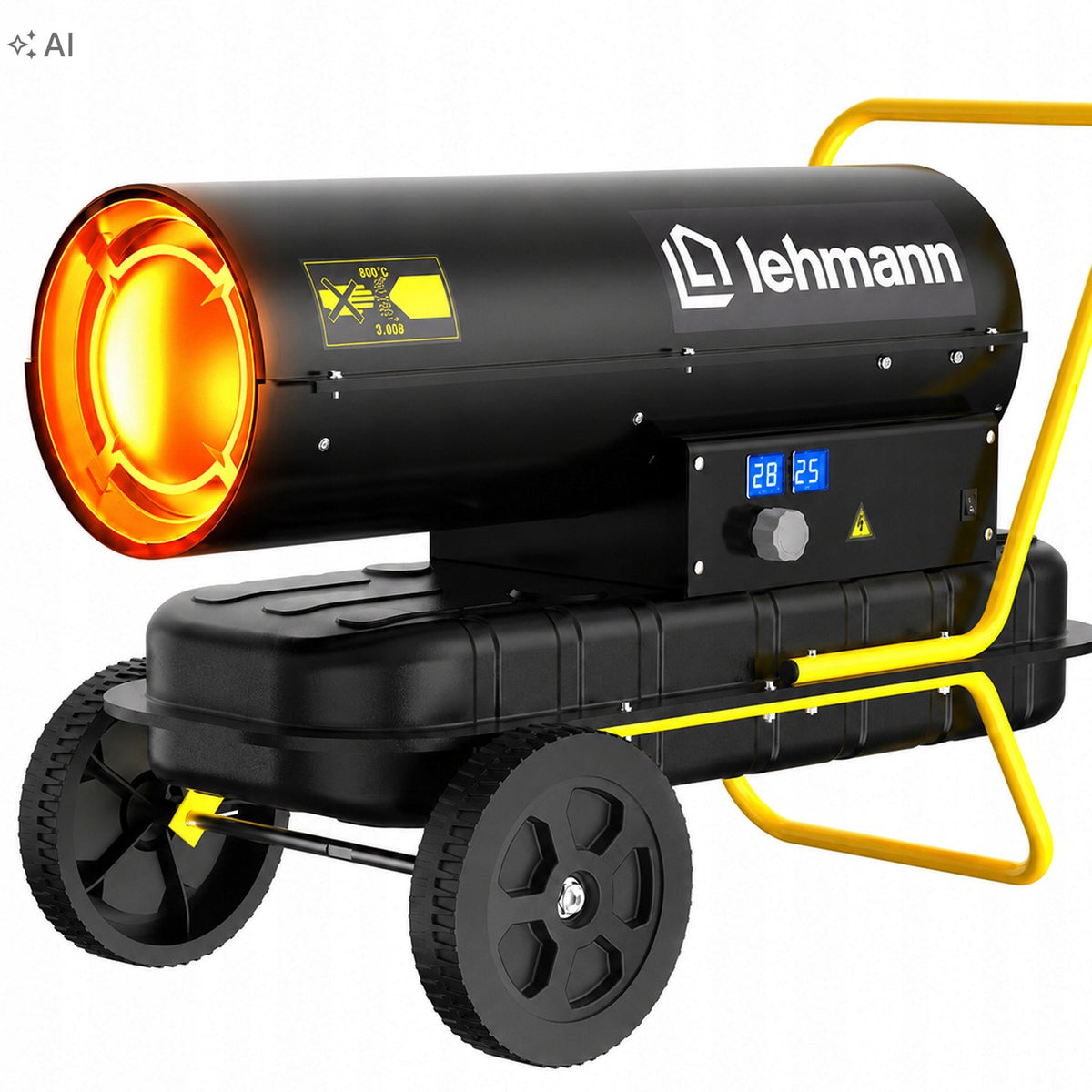 NAGRZEWNICA OLEJOWA LEHMANN NAGRZEWNICA SPALINOWA DMUCHAWA 30KW DO 420 m² grzewcza