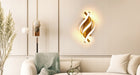 Kinkiet Ścienny LED Lampa Wewnętrzna Złoty Nowoczesny 22W 3000K oprawa naścienna, 3 punkty światła, aluminiowa