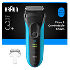 Golarka Braun Series 3+, 3040S, trymer, maszynka, prezent dla faceta foliowa