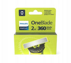 2X ostrza philips oneblade 360 oryginalne QP420 ostrze golarka NÓŻ QP420/50 wymienne wkłady tnące do maszynki, do
